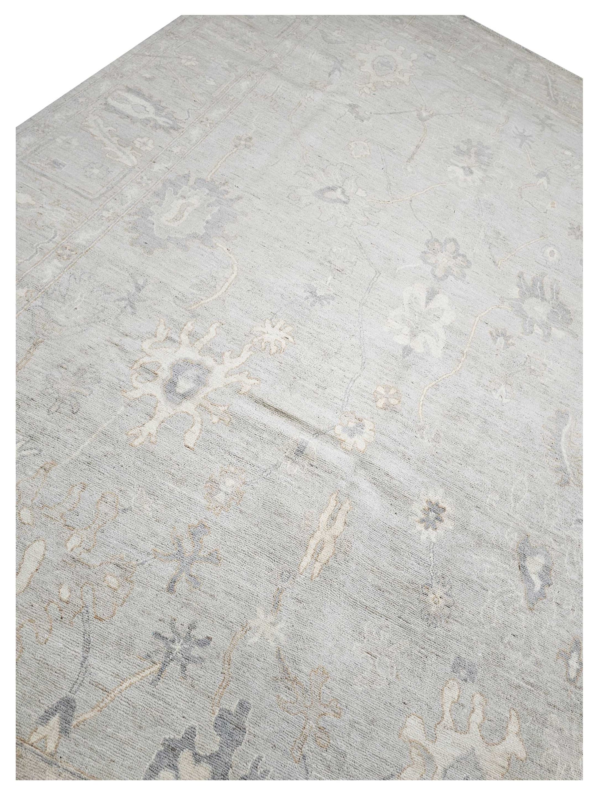 Artisan Patricia Silver Silver Traditional Knotted Rug - Rugs - Artisan - Atlanta Designer Rugs