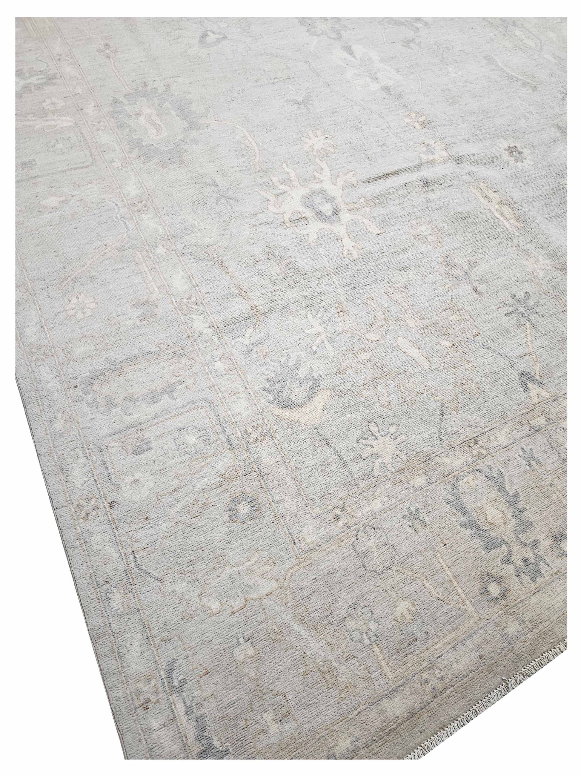 Artisan Patricia Silver Silver Traditional Knotted Rug - Rugs - Artisan - Atlanta Designer Rugs