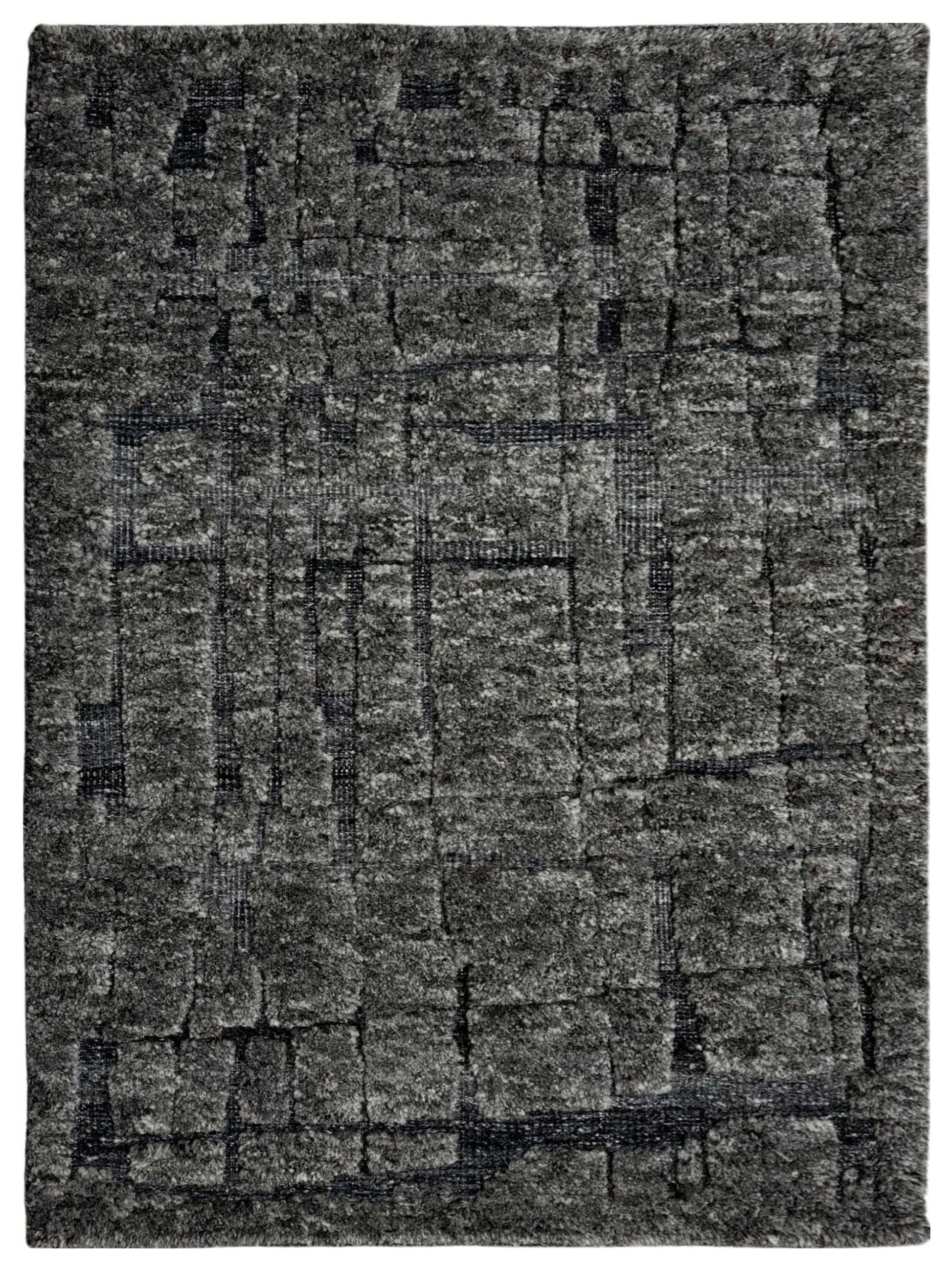 Artisan Harmony Dark Grey Black Transitional Knotted Rug - Rugs - Artisan - Atlanta Designer Rugs