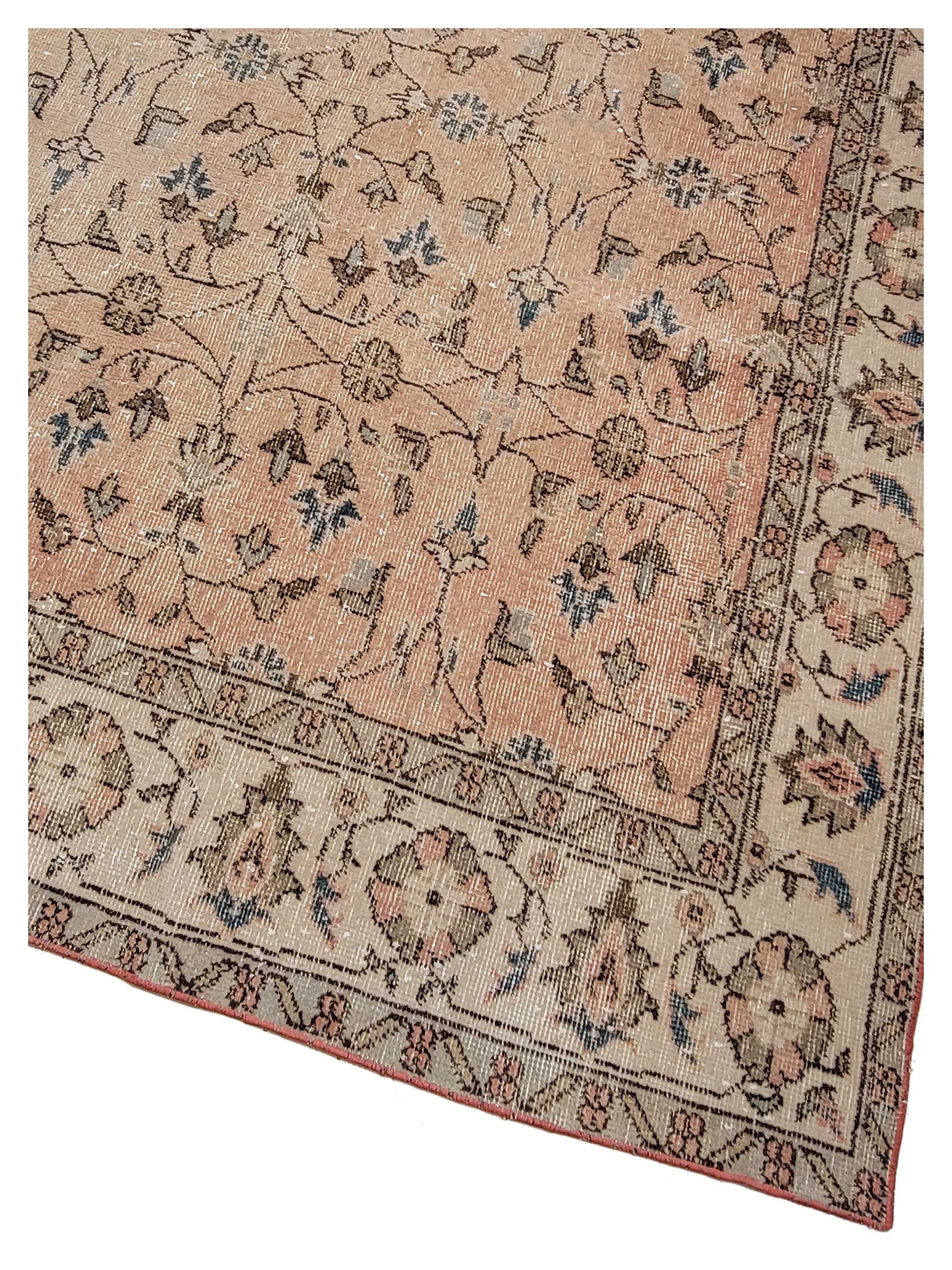 Artisan Angelina Rose Ivory Vintage Knotted Rug - Rugs - Artisan - Atlanta Designer Rugs