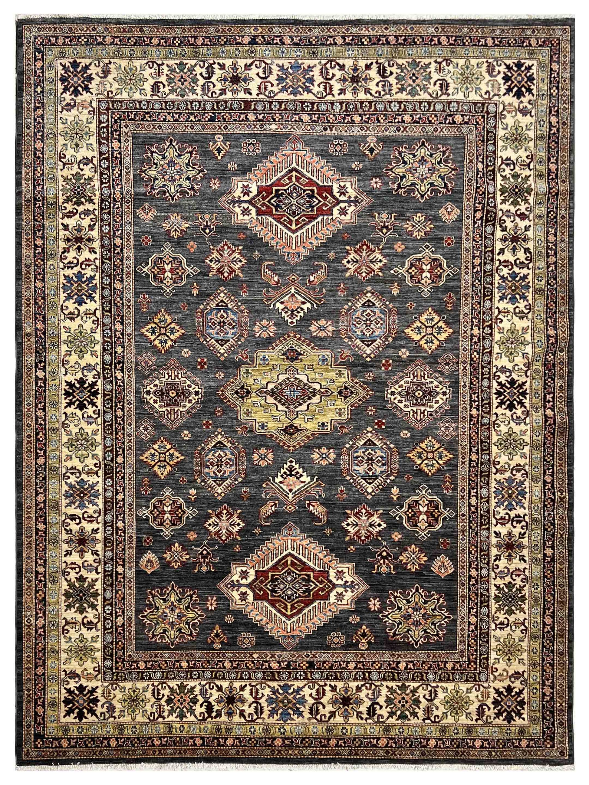 Artisan Scarlett 316772 Dk.Grey Traditional Knotted Rug