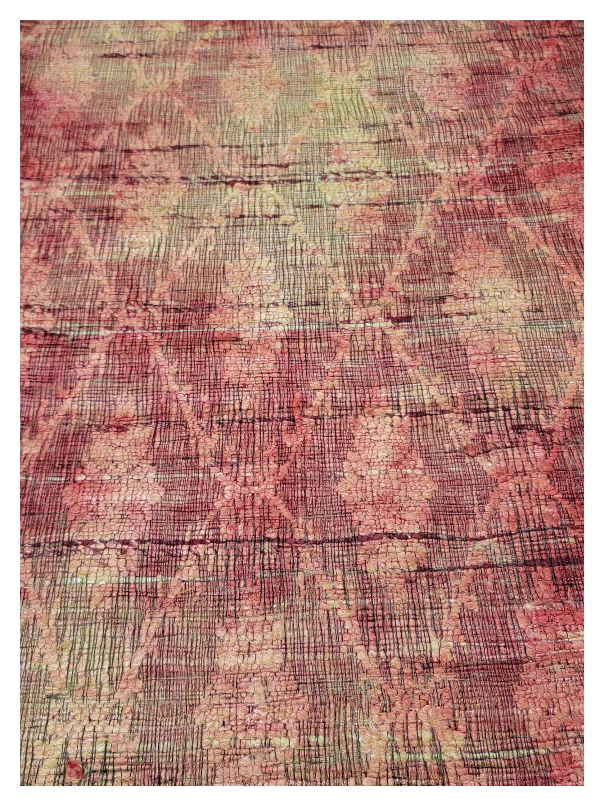 Artisan Viola Red Transitional Knotted Rug - Rugs - Artisan - Atlanta Designer Rugs