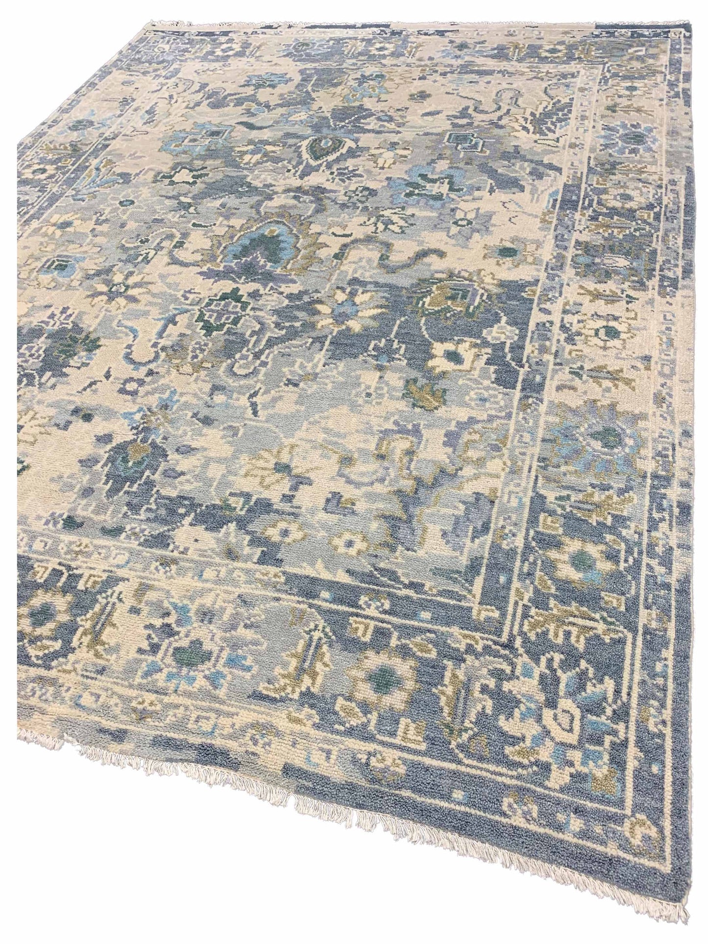 Artisan Uma Beige Traditional Knotted Rug - Rugs - Artisan - Atlanta Designer Rugs