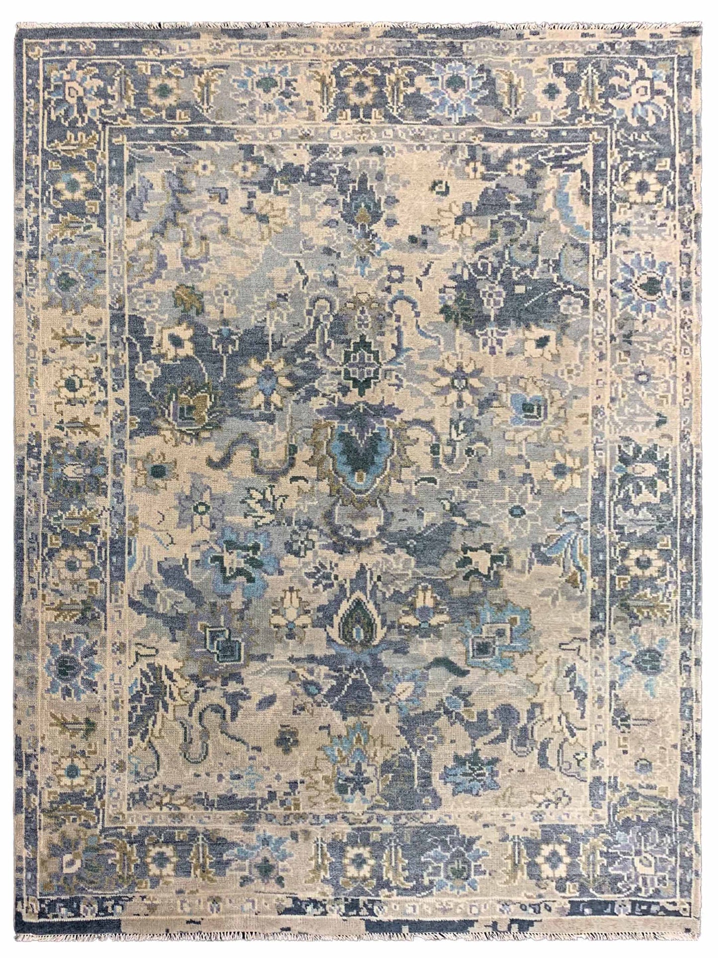 Artisan Uma Beige Traditional Knotted Rug - Rugs - Artisan - Atlanta Designer Rugs