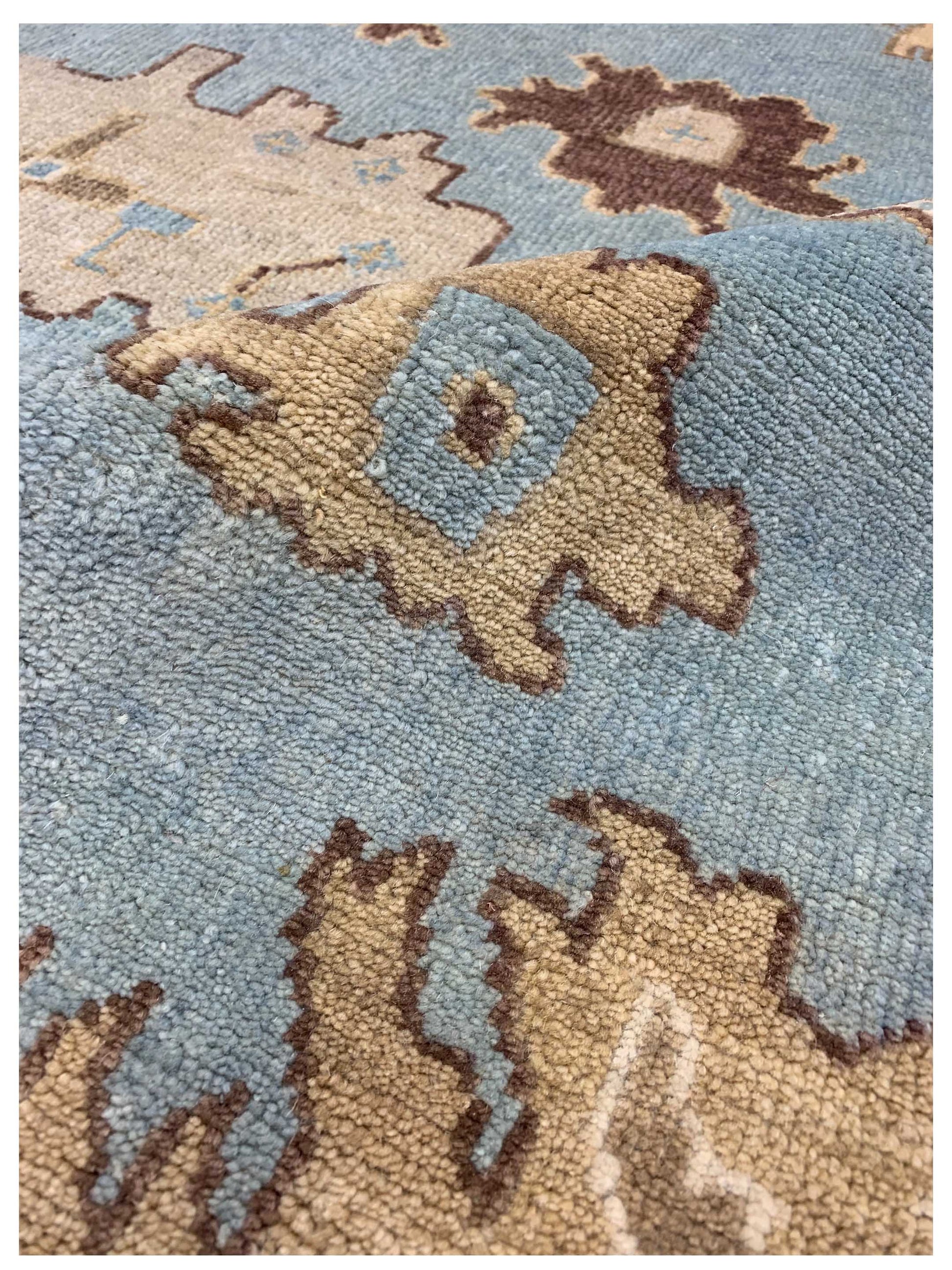 Artisan Emma Lt.Blue Ivory Traditional Knotted Rug - Rugs - Artisan - Atlanta Designer Rugs