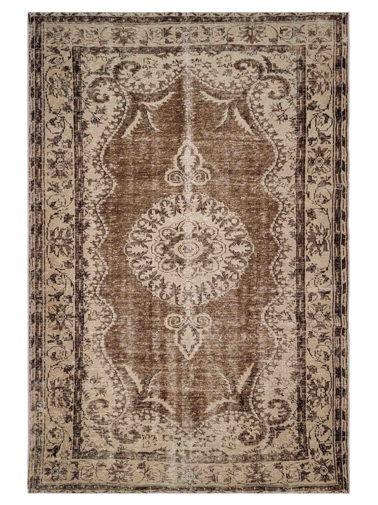 Artisan Angelina 312828 Brown Vintage Knotted Rug