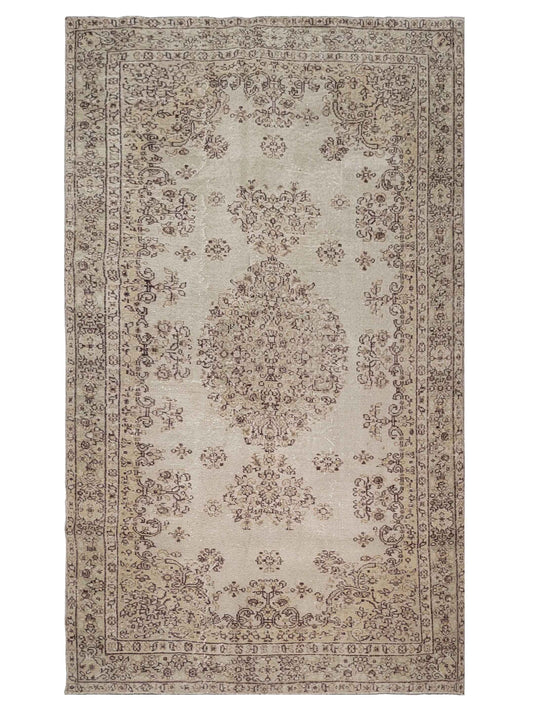 Artisan Angelina Ivory Vintage Knotted Rug - Rugs - Artisan - Atlanta Designer Rugs