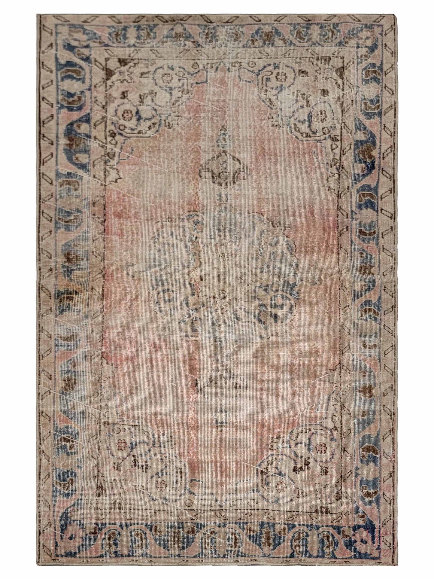 Artisan Angelina 312840 Lt.Rose Vintage Knotted Rug