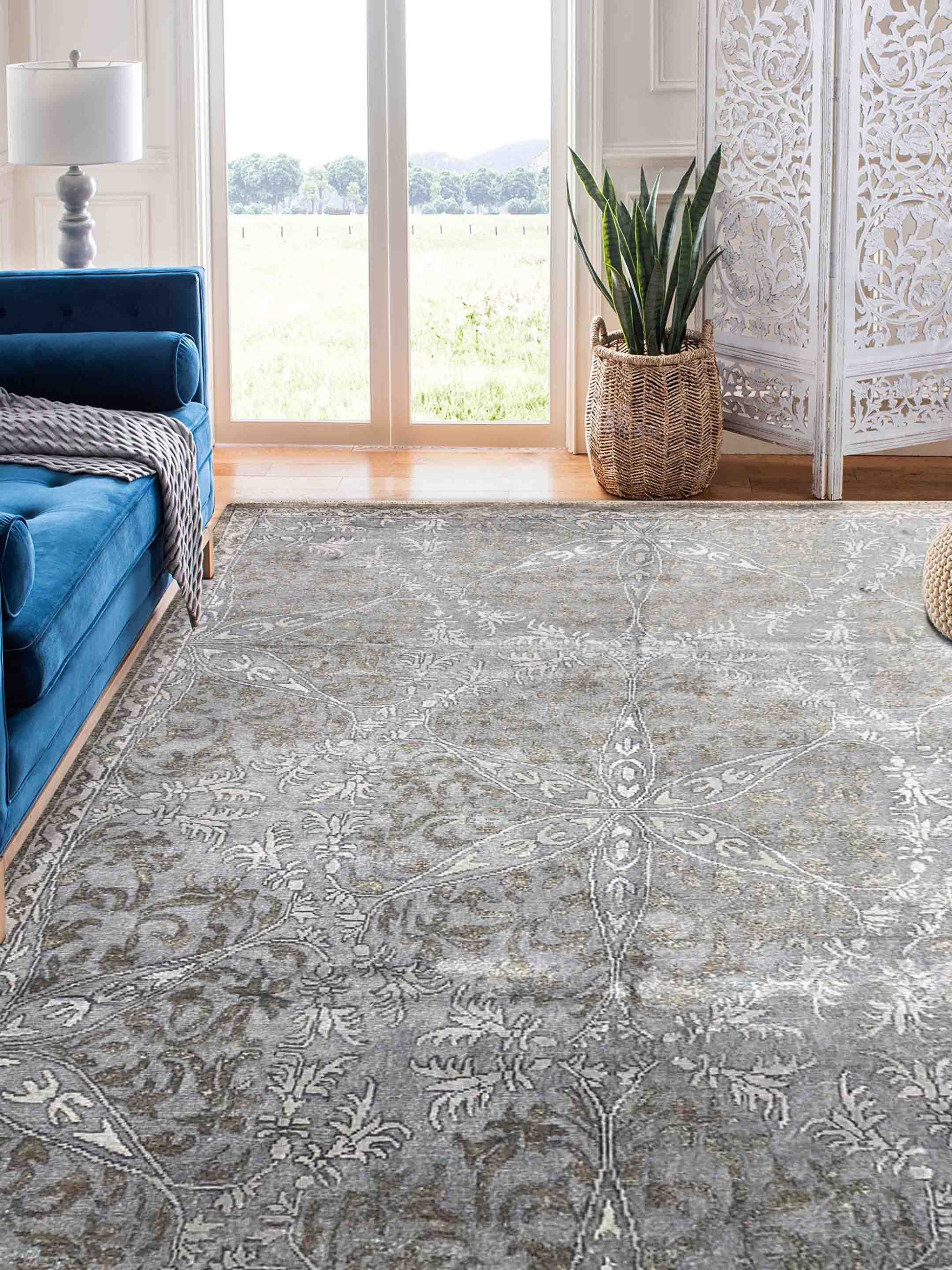 Artisan Uma Beige Traditional Knotted Rug - Rugs - Artisan - Atlanta Designer Rugs