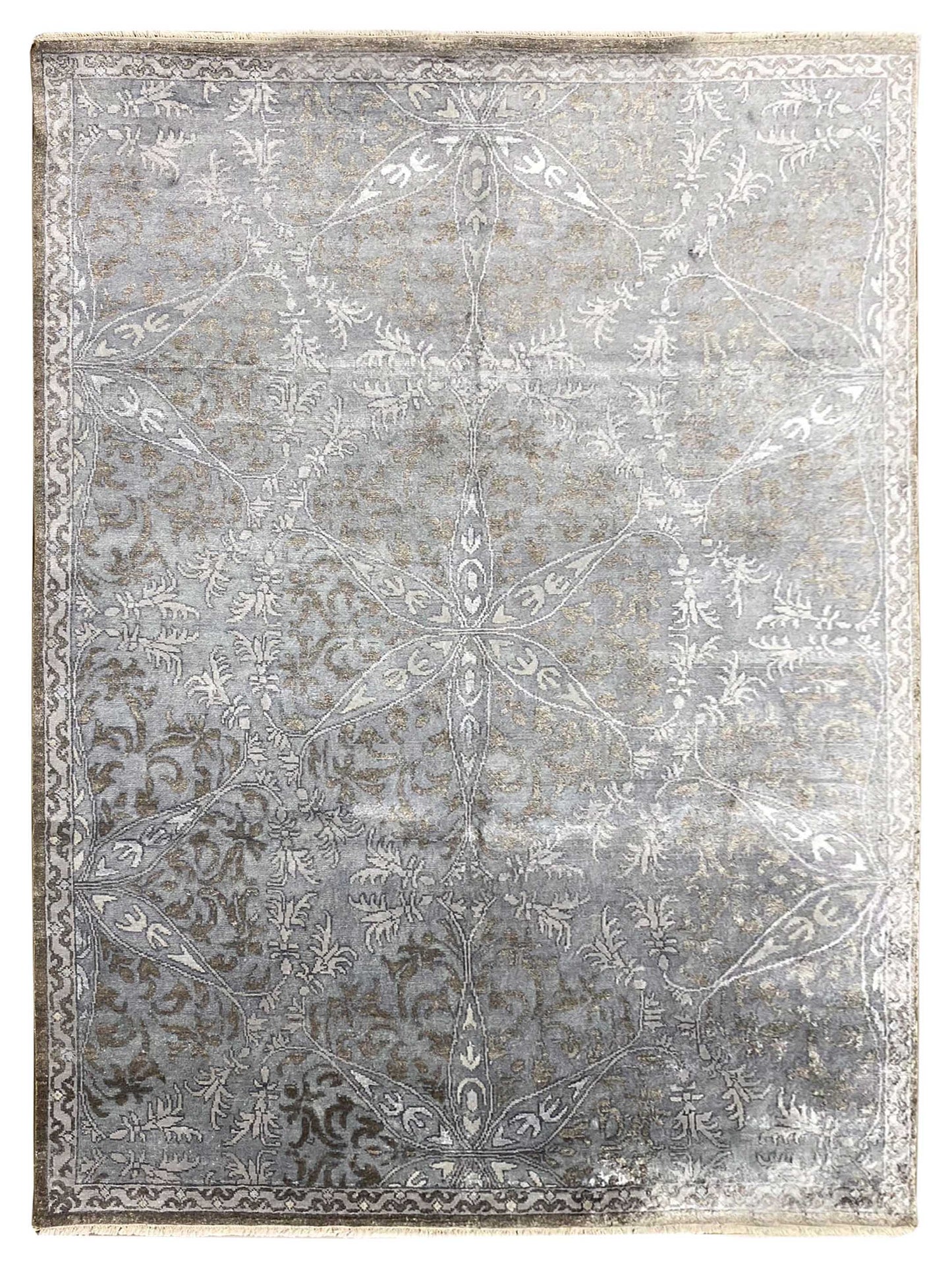 Artisan Uma Beige Traditional Knotted Rug - Rugs - Artisan - Atlanta Designer Rugs