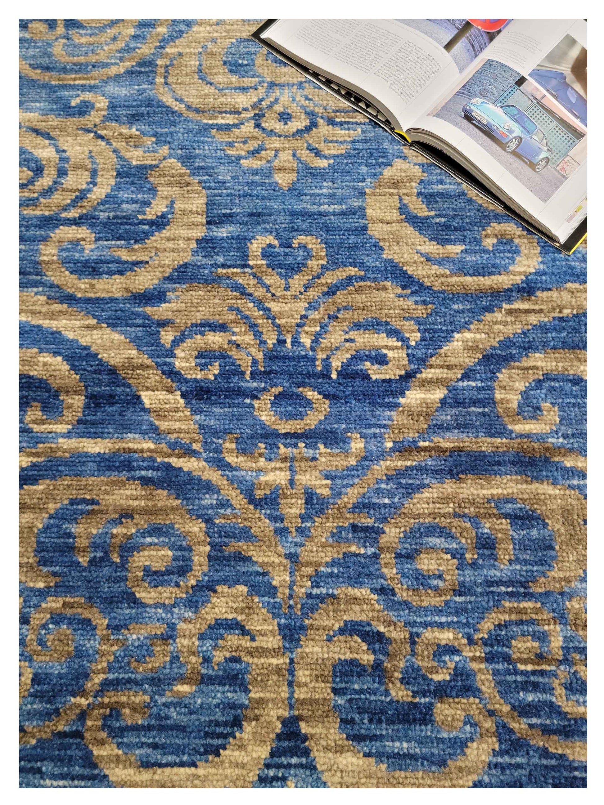 Artisan Amanda U-212 Dk.Blue Transitional Knotted Rug