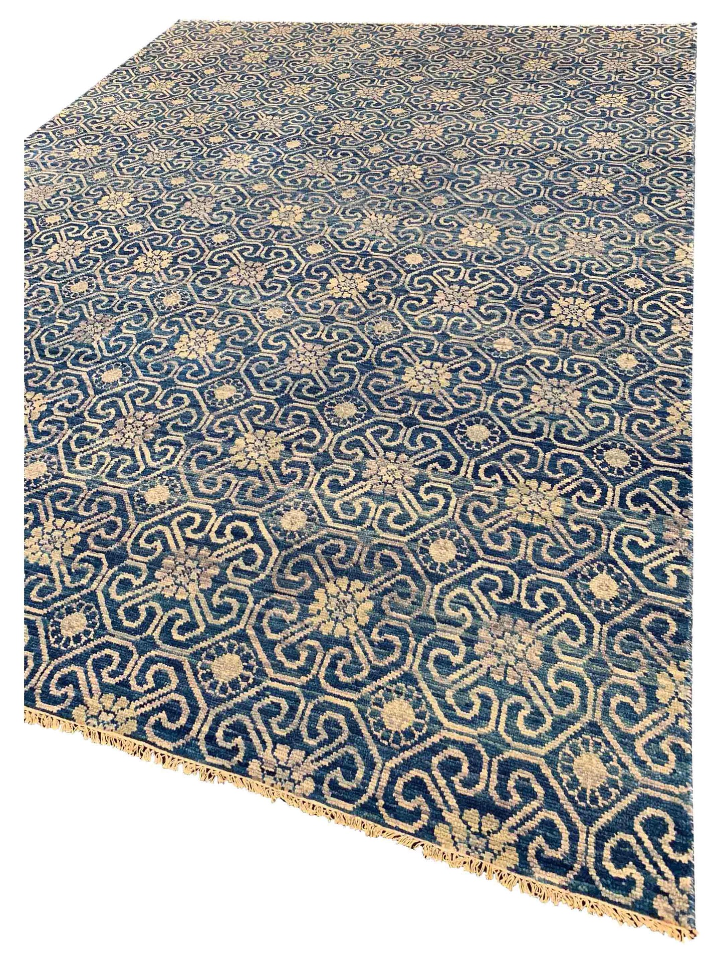 Artisan Amanda Blue Transitional Knotted Rug - Rugs - Artisan - Atlanta Designer Rugs