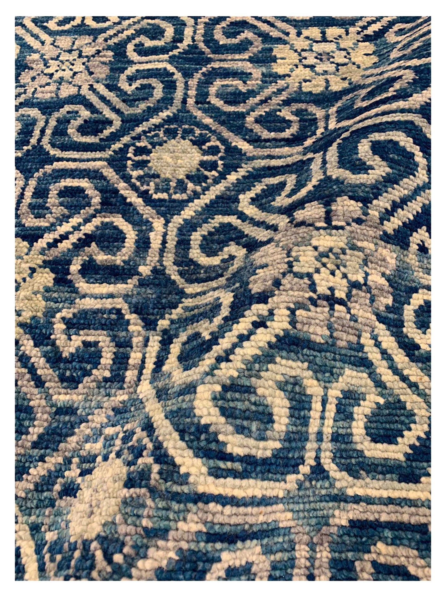 Artisan Amanda Blue Transitional Knotted Rug - Rugs - Artisan - Atlanta Designer Rugs