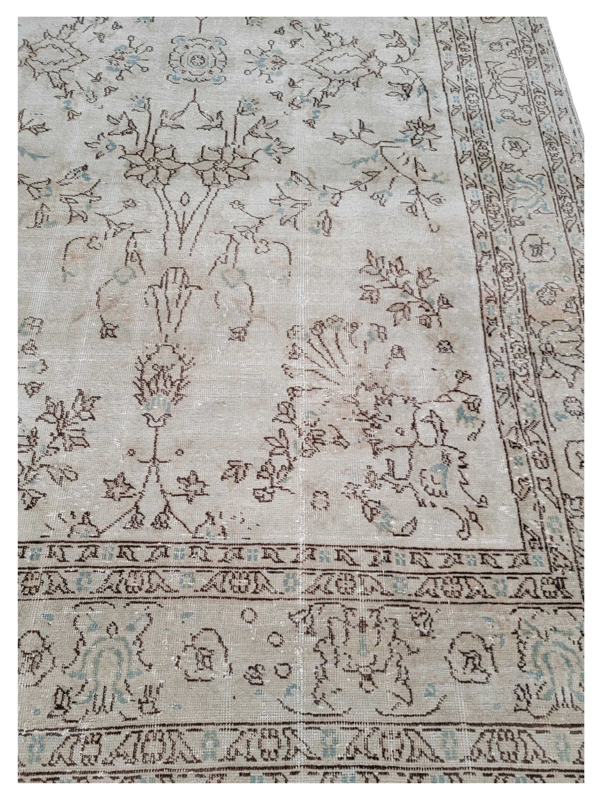 Artisan Angelina Beige Vintage Knotted Rug - Rugs - Artisan - Atlanta Designer Rugs