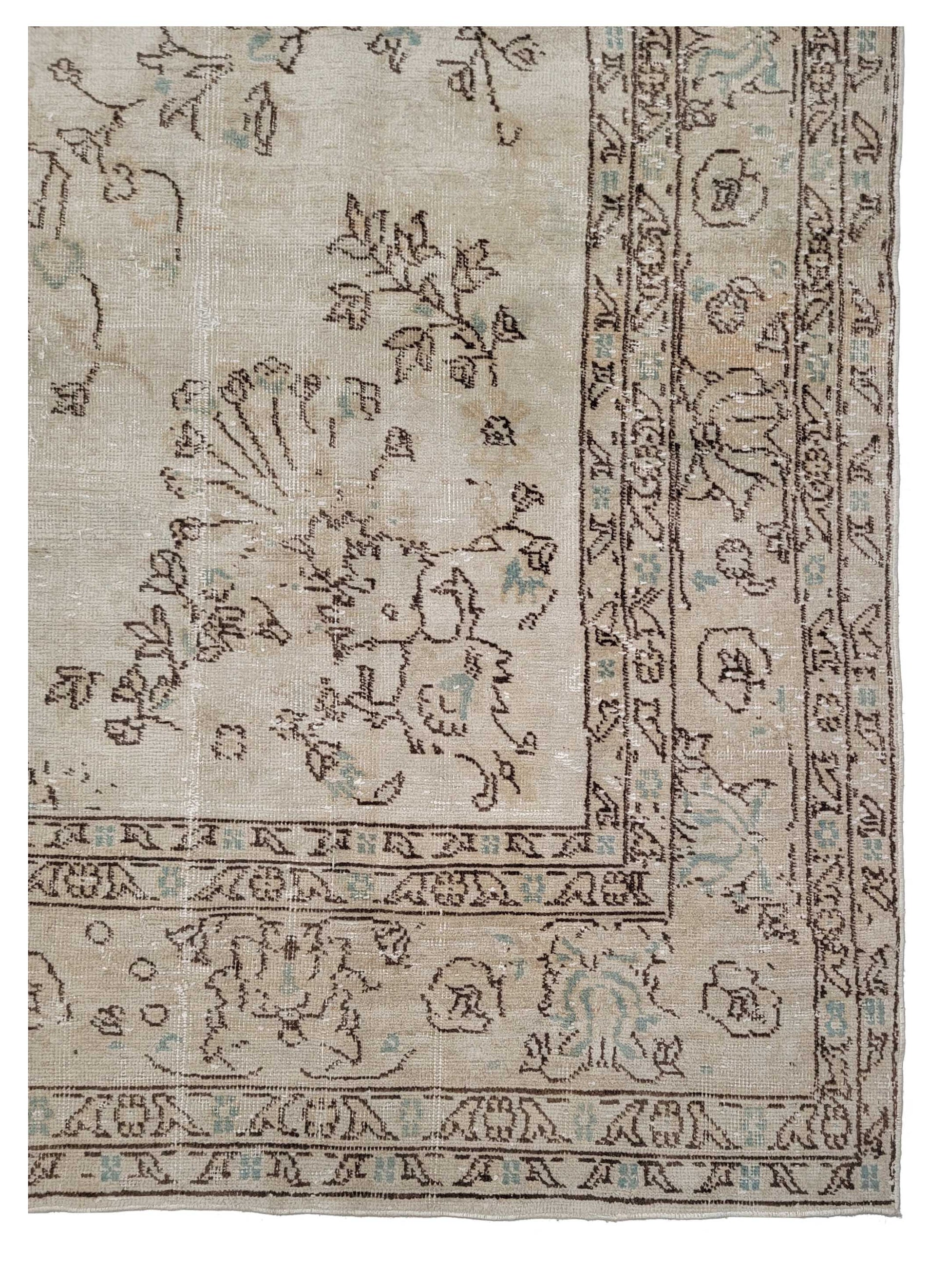 Artisan Angelina Beige Vintage Knotted Rug - Rugs - Artisan - Atlanta Designer Rugs