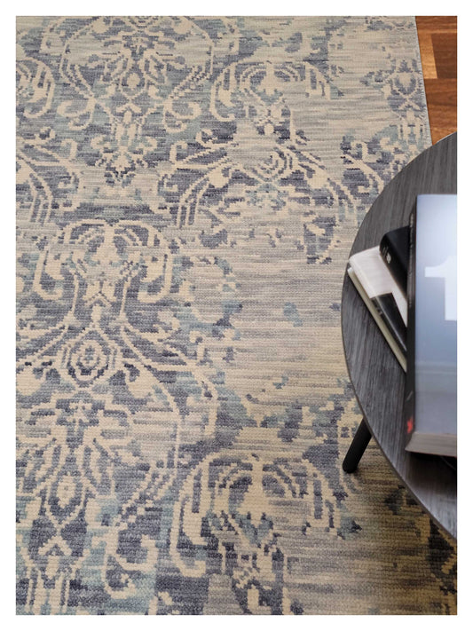 Artisan Amanda 90529 Grey Transitional Knotted Rug