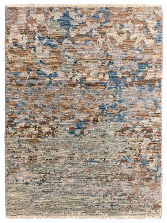 Artisan Amanda Grey Transitional Knotted Rug - Rugs - Artisan - Atlanta Designer Rugs