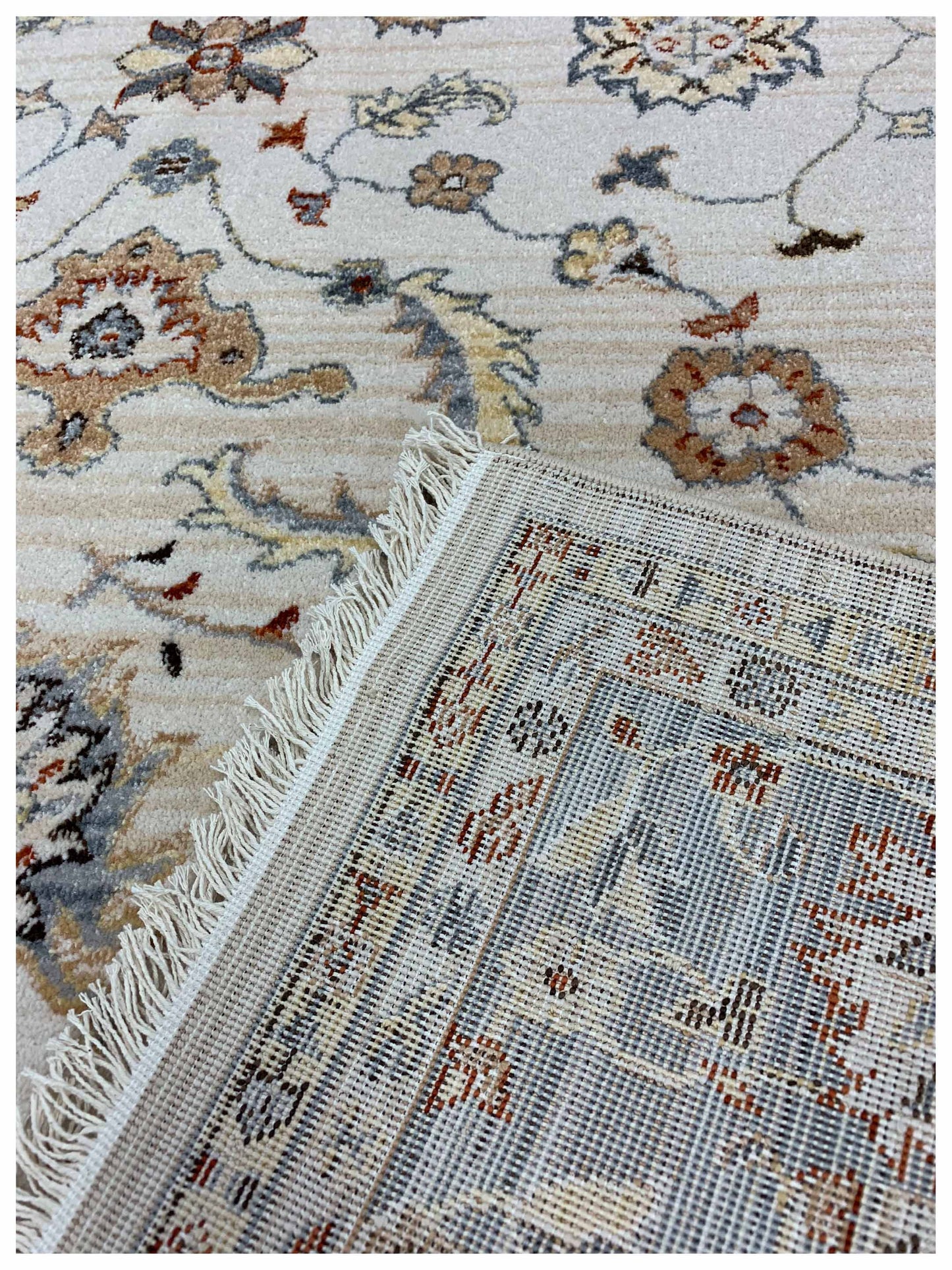 Artisan Amy Ivory Gray Traditional Machinemade Rug - Rugs - Artisan - Atlanta Designer Rugs