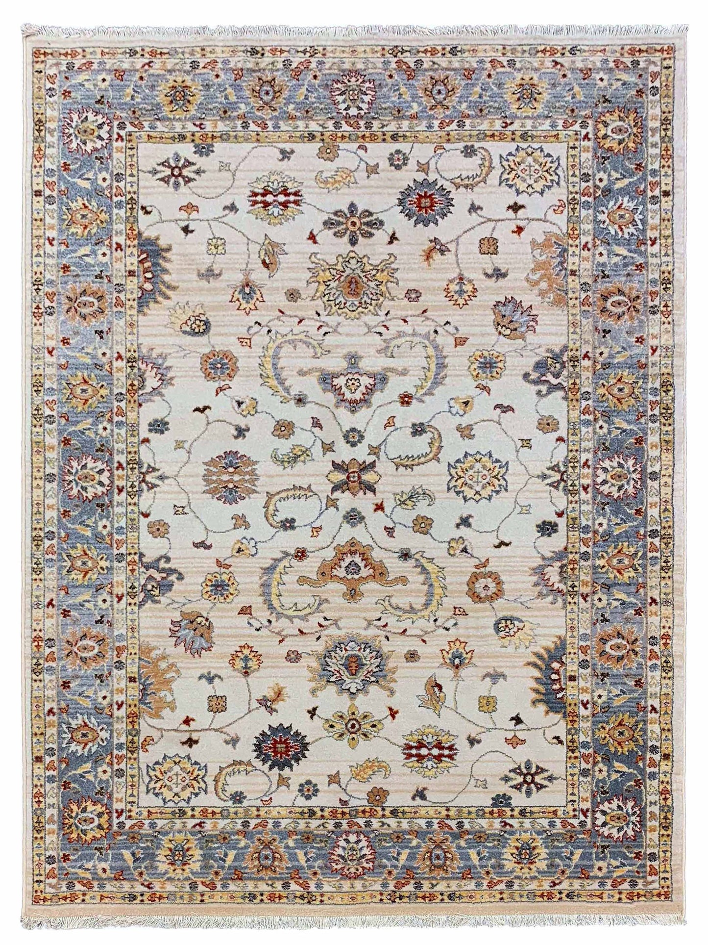 Artisan Amy Ivory Gray Traditional Machinemade Rug - Rugs - Artisan - Atlanta Designer Rugs