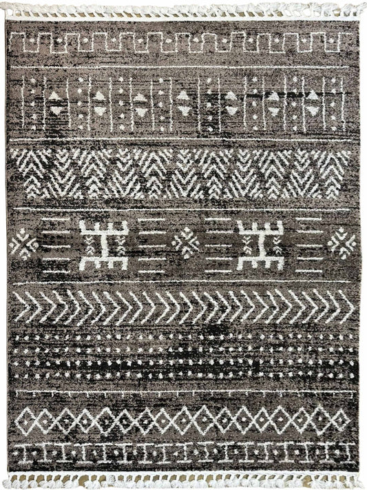 Super Stana B9029 Brown  Machinemade Rug