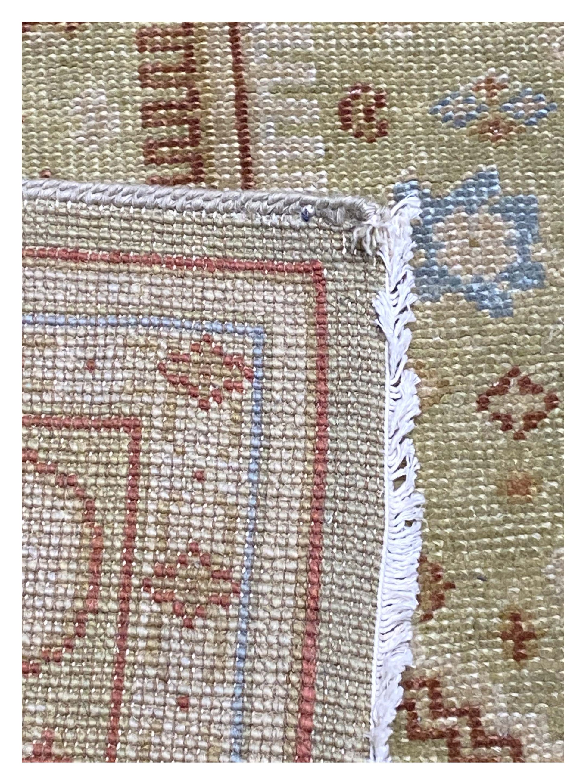 Artisan Uma Green Traditional Knotted Rug - Rugs - Artisan - Atlanta Designer Rugs