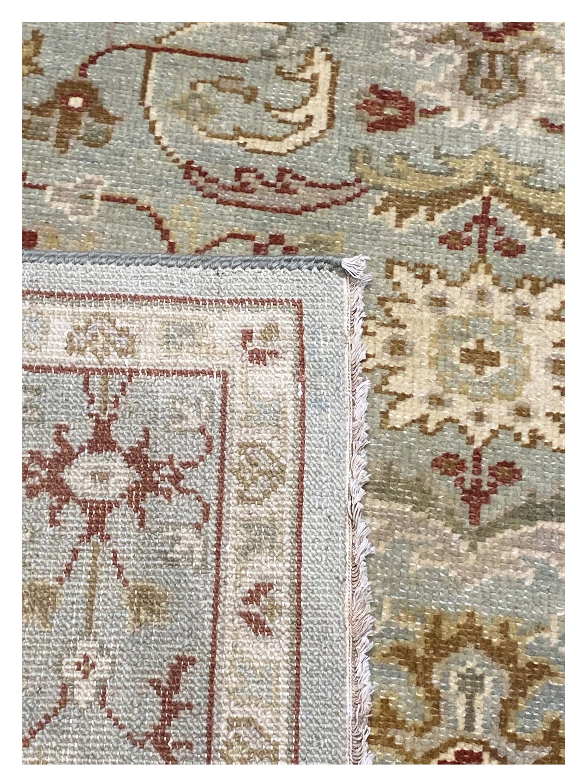 Artisan Uma Lt.Green Traditional Knotted Rug - Rugs - Artisan - Atlanta Designer Rugs