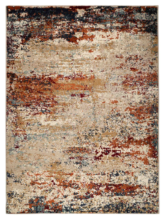 Limited Lizzo LA - 859 IVORY ORANGE Transitional Machinemade Rug - Rugs - Limited - Atlanta Designer Rugs