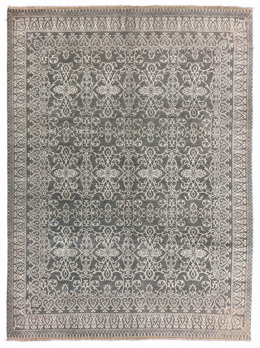 Artisan Elisabeth AM-060 Grey Modern Knotted Rug