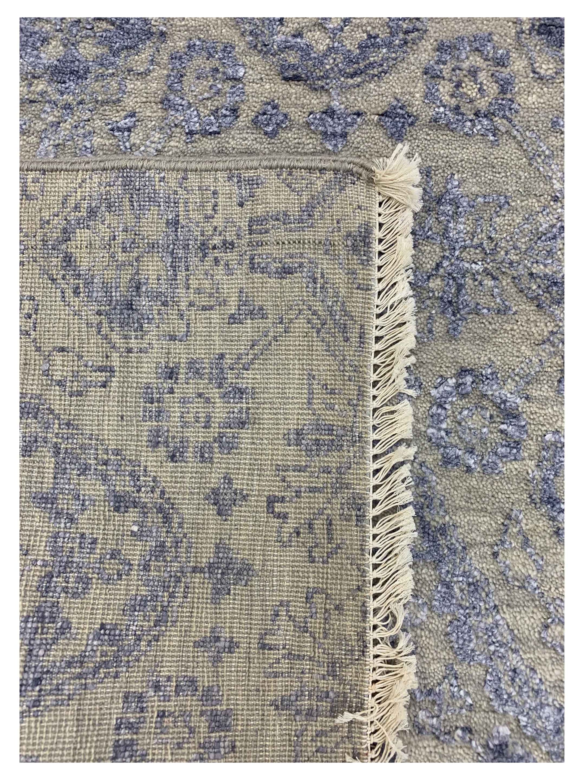 Artisan Victoria Beige Lt.Blue Modern Knotted Rug - Rugs - Artisan - Atlanta Designer Rugs