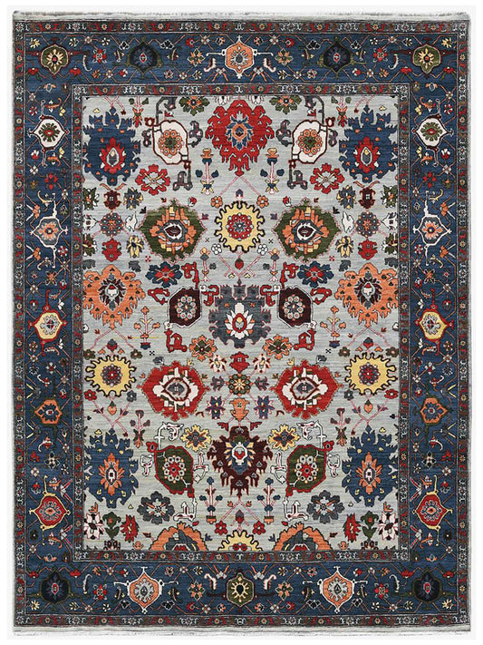 Limited Sophie PRT - 501 SKY BLUE DENIM Traditional Knotted Rug - Rugs - Limited - Atlanta Designer Rugs