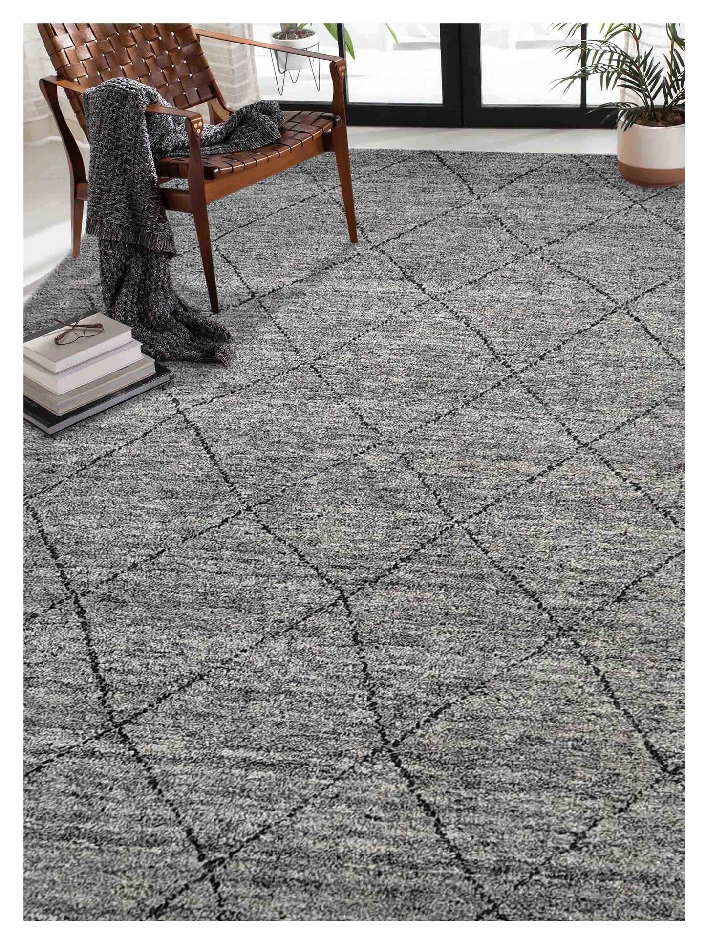 Artisan Marion  Grey  Transitional Knotted Rug