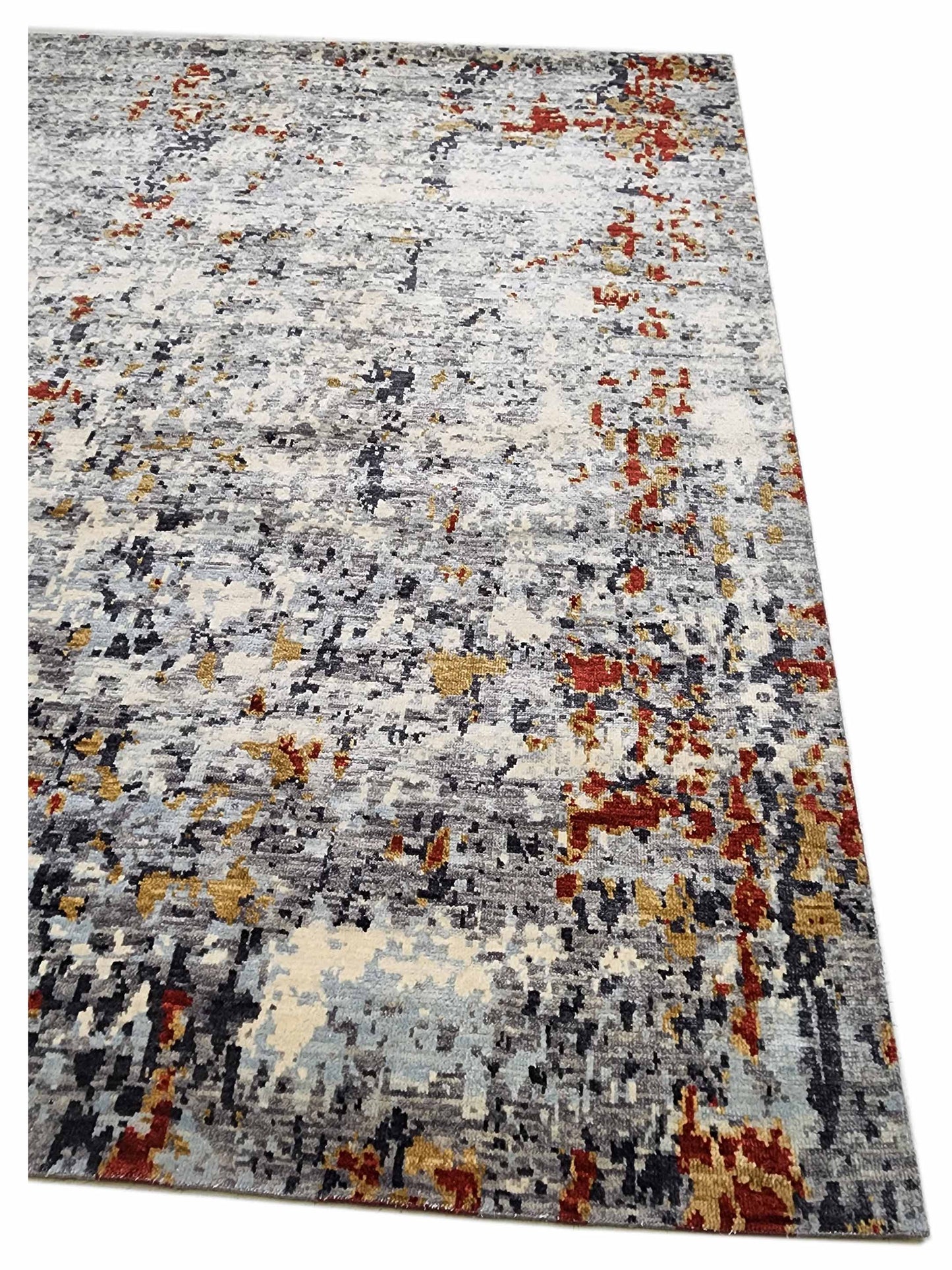 Artisan Arast Grey Ivory Transitional Knotted Rug - Rugs - Artisan - Atlanta Designer Rugs