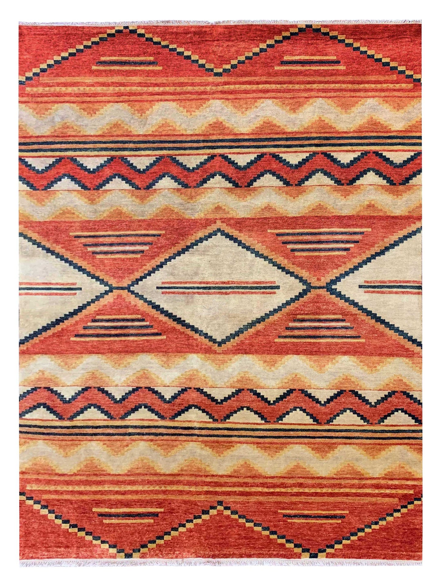 Artisan Helena Rust Traditional Knotted Rug - Rugs - Artisan - Atlanta Designer Rugs