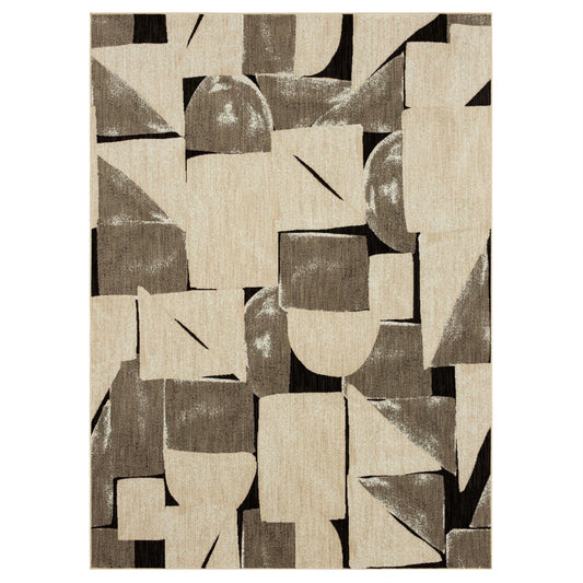 Stacy Garcia Foundation by Stacy Garcia Home 92589 Greige  Machinemade Rug