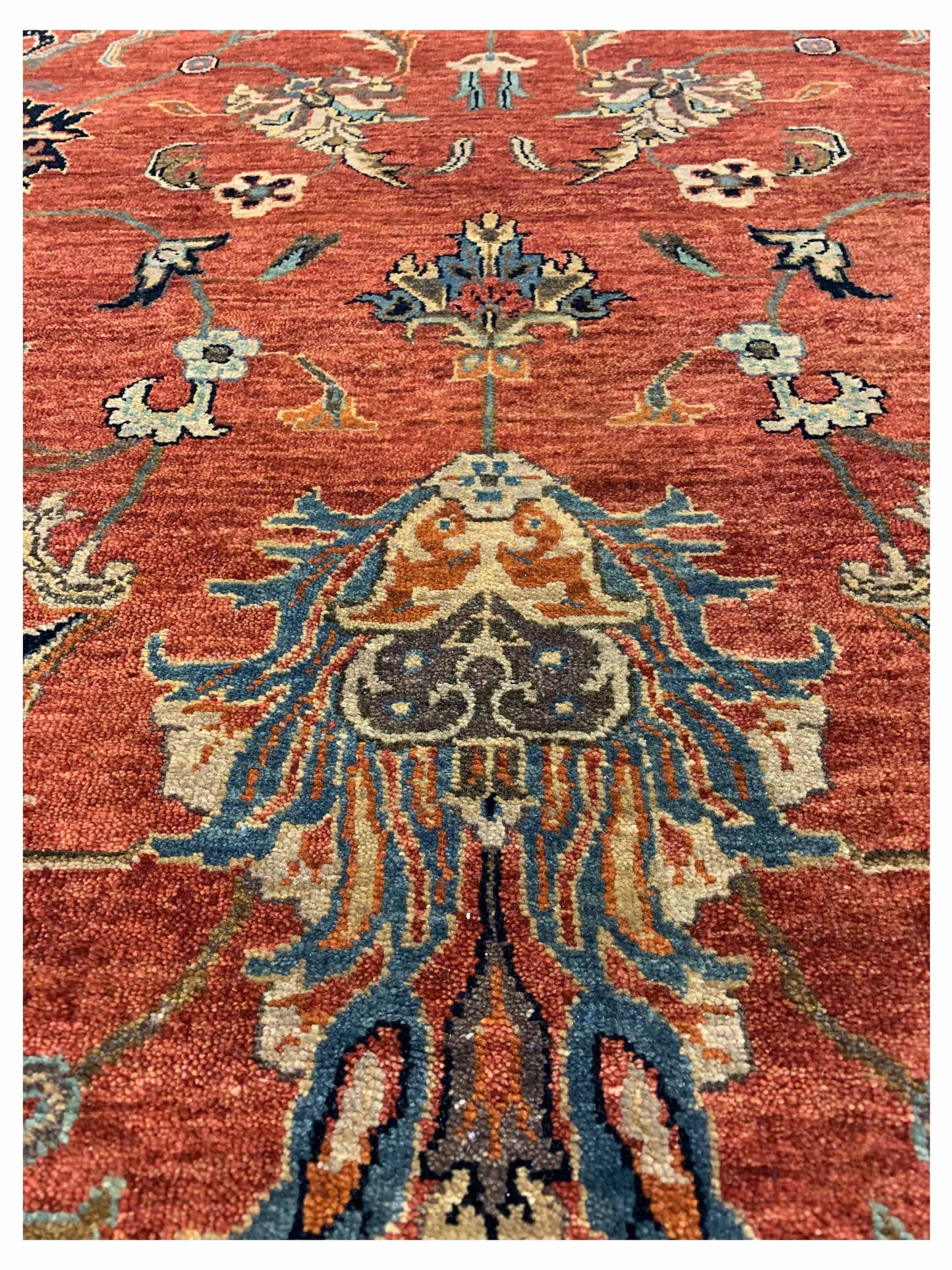 Artisan Anna Rust Black Traditional Knotted Rug - Rugs - Artisan - Atlanta Designer Rugs