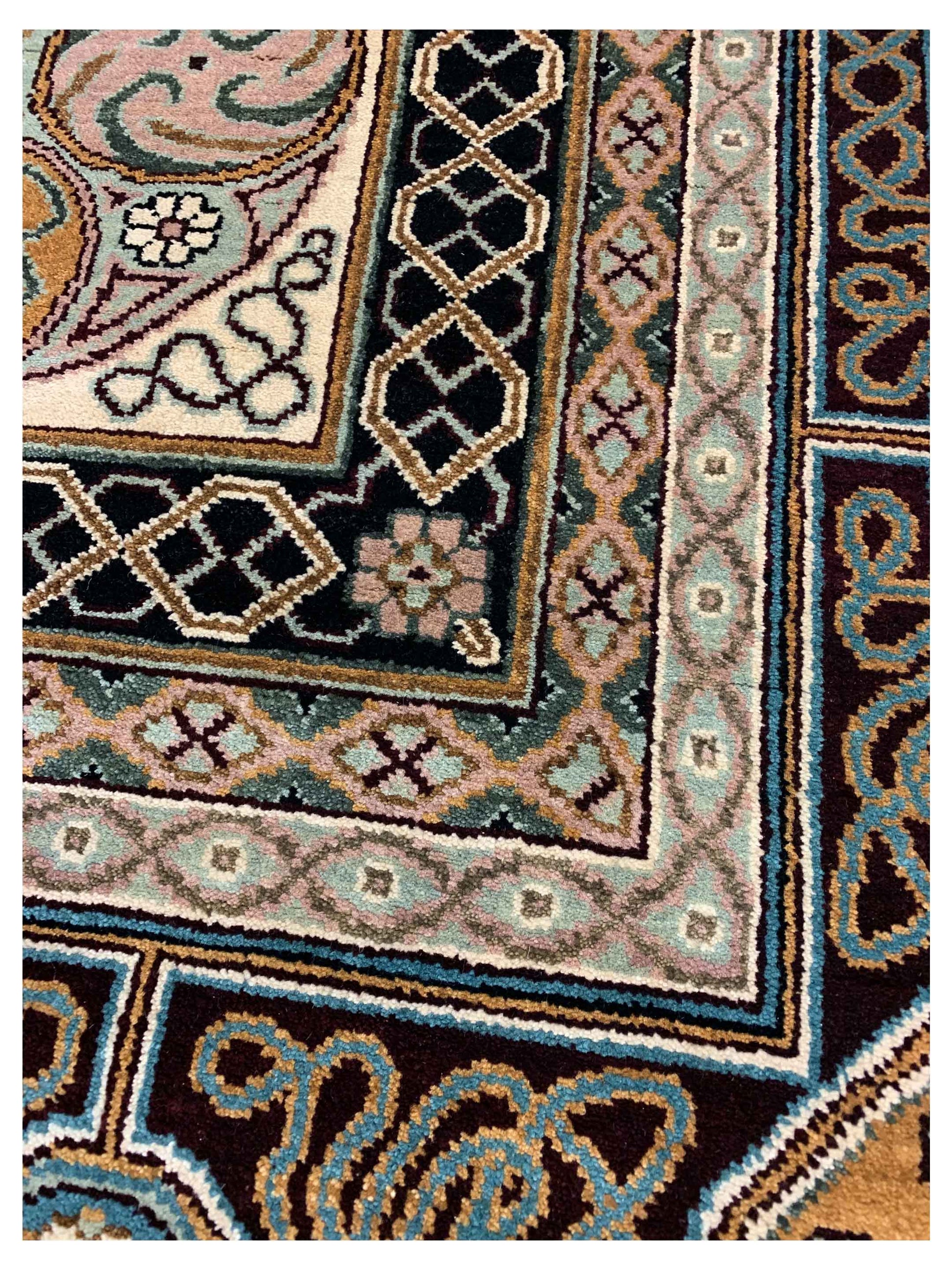 Artisan Jessica Black Multi Traditional Knotted Rug - Rugs - Artisan - Atlanta Designer Rugs