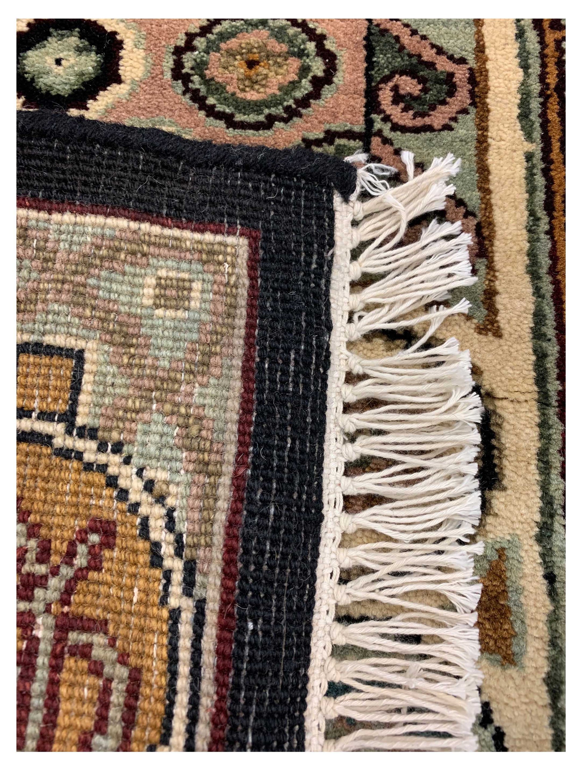 Artisan Jessica Black Multi Traditional Knotted Rug - Rugs - Artisan - Atlanta Designer Rugs