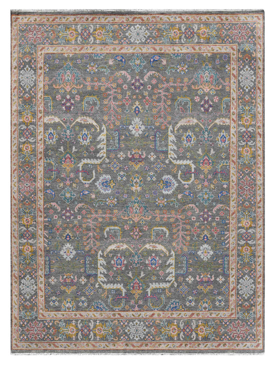 Limited Bailee BNS - 190 GRAY MULTI Traditional Knotted Rug - Rugs - Limited - Atlanta Designer Rugs