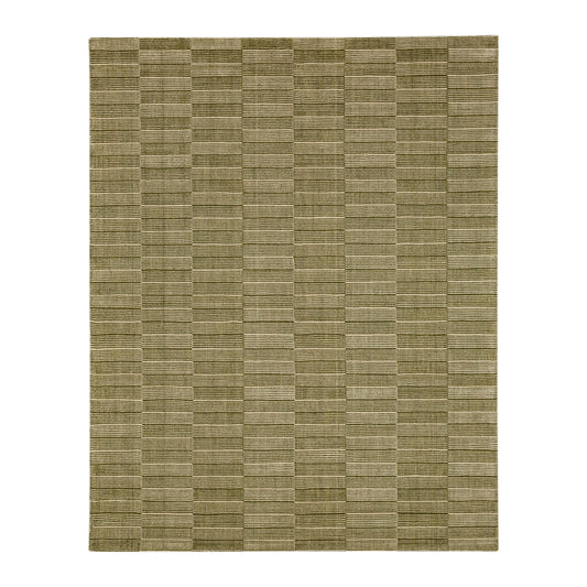 Bobby Berk Broken Stripe By Bobby Berk R1091 Moss Modern/Contemporary  Rug