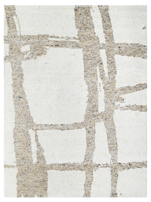 Artisan Corbet CR-103 Ivory Modern Knotted Rug