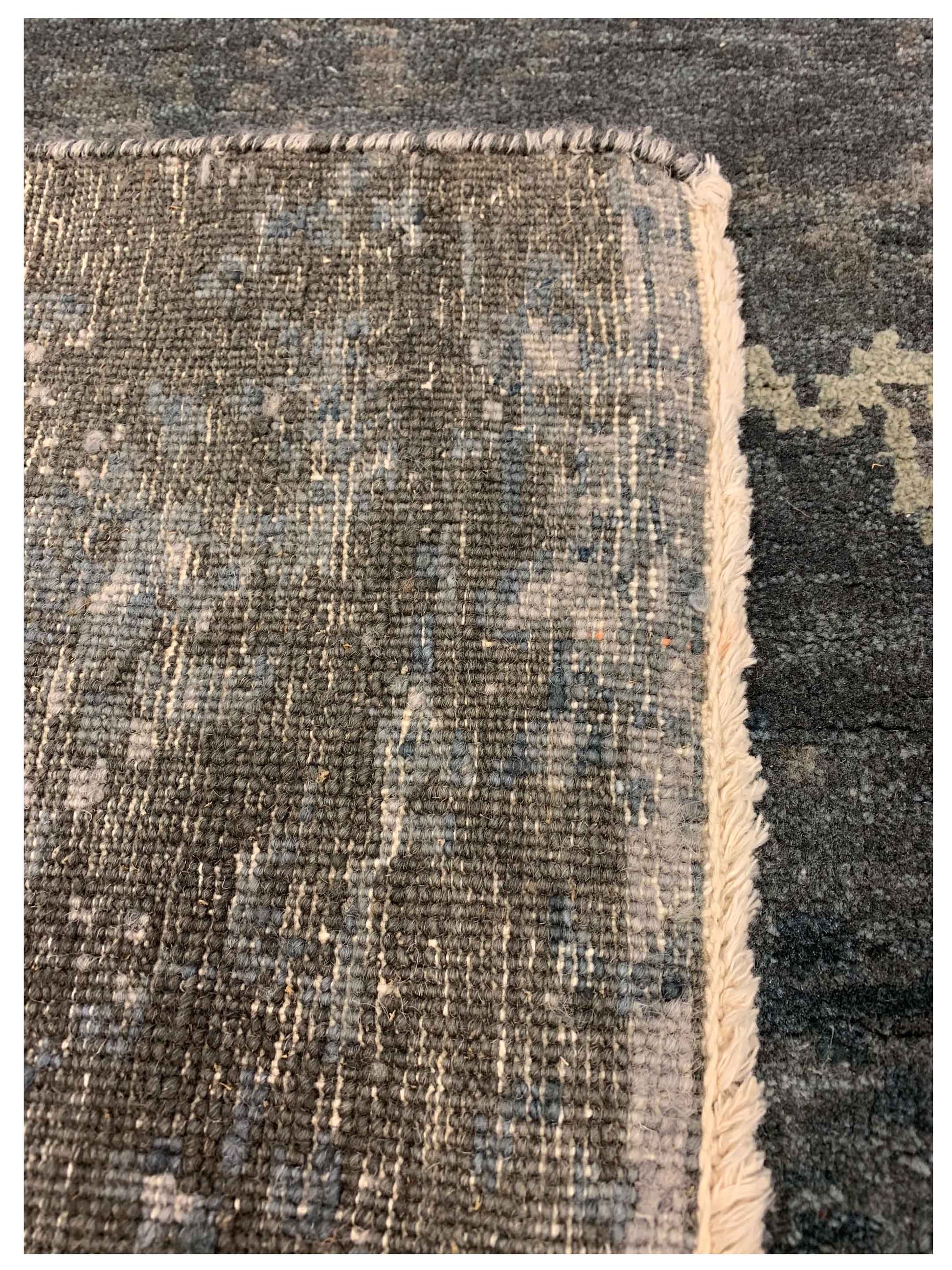 Artisan Adele Slate Transitional Knotted Rug - Rugs - Artisan - Atlanta Designer Rugs