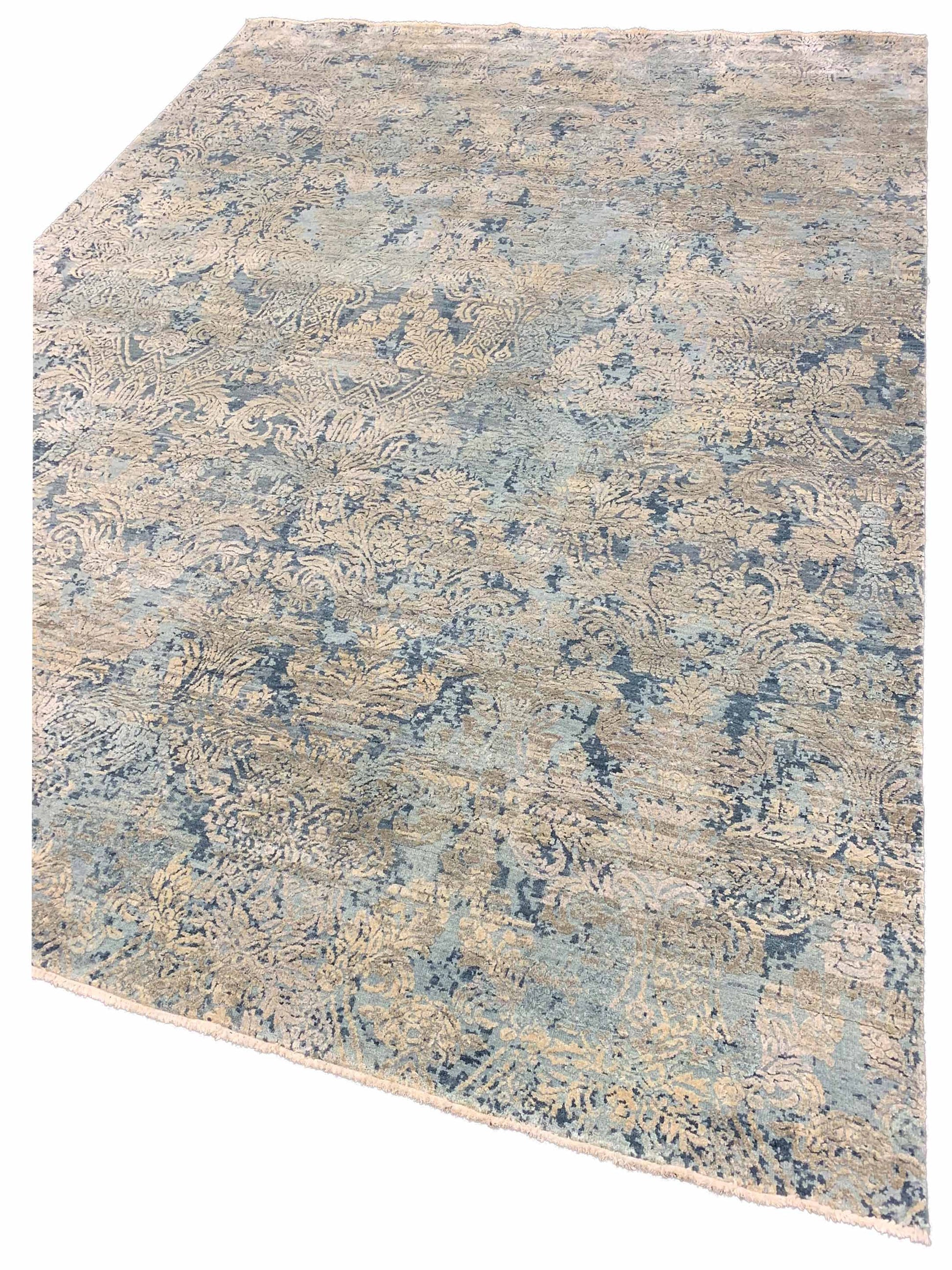 Artisan Reese White Ice Transitional Knotted Rug - Rugs - Artisan - Atlanta Designer Rugs