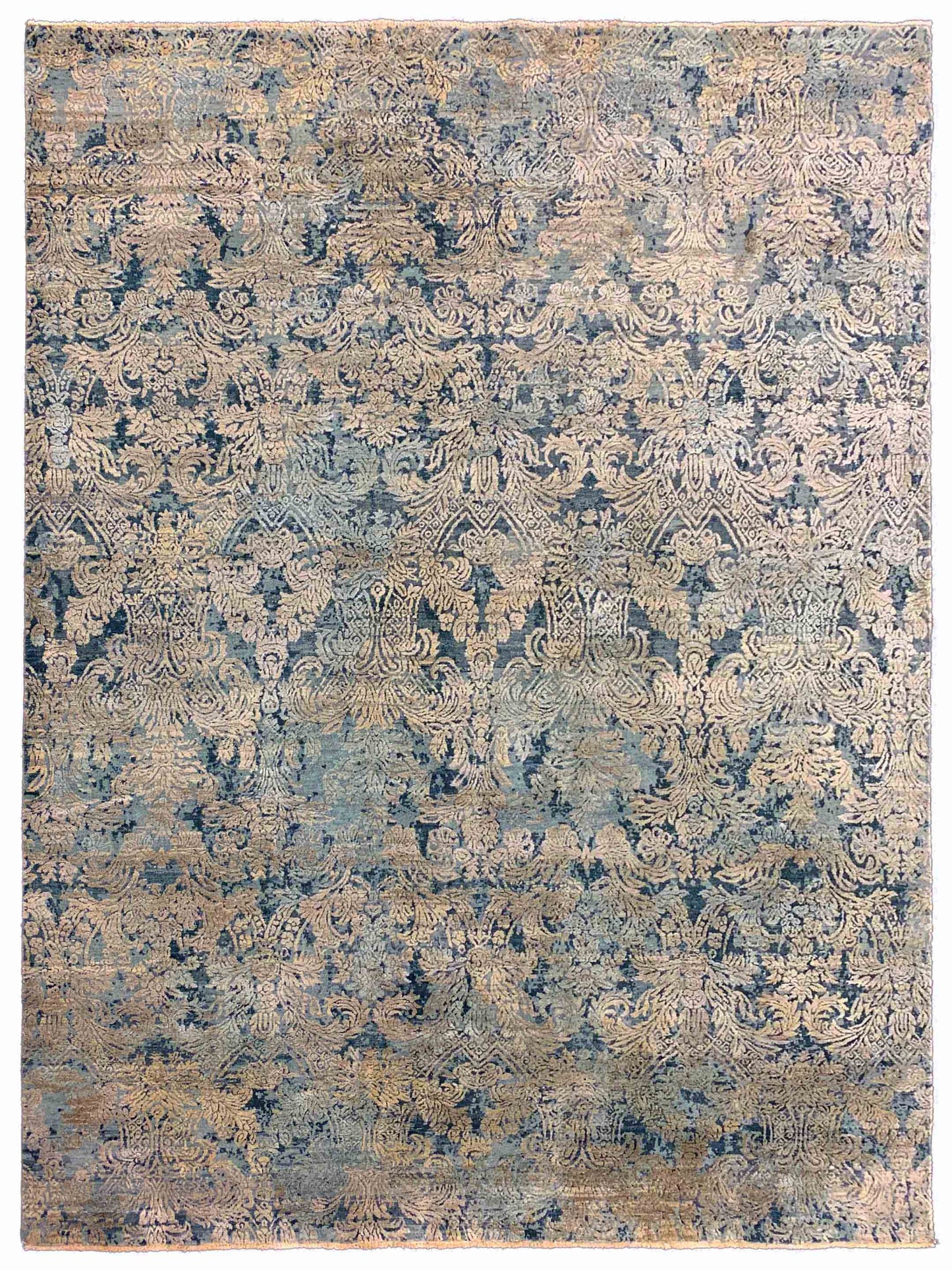 Artisan Reese White Ice Transitional Knotted Rug - Rugs - Artisan - Atlanta Designer Rugs