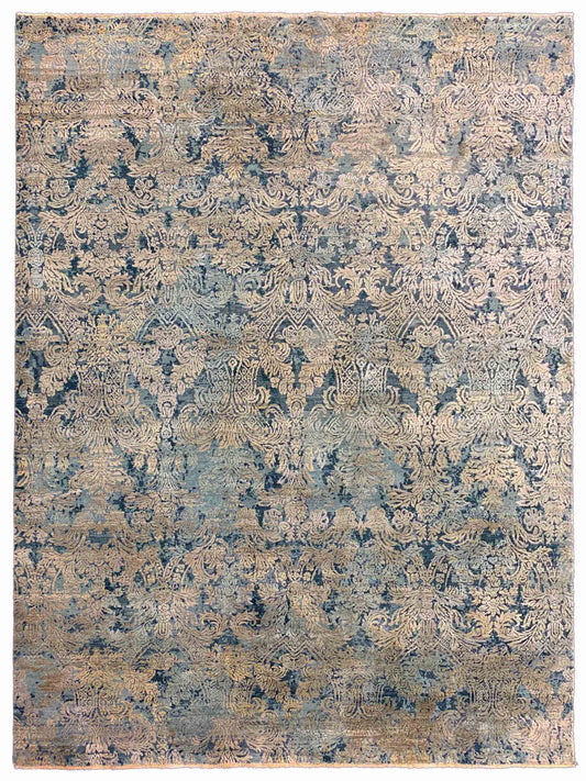 Artisan Reese White Ice Transitional Knotted Rug - Rugs - Artisan - Atlanta Designer Rugs