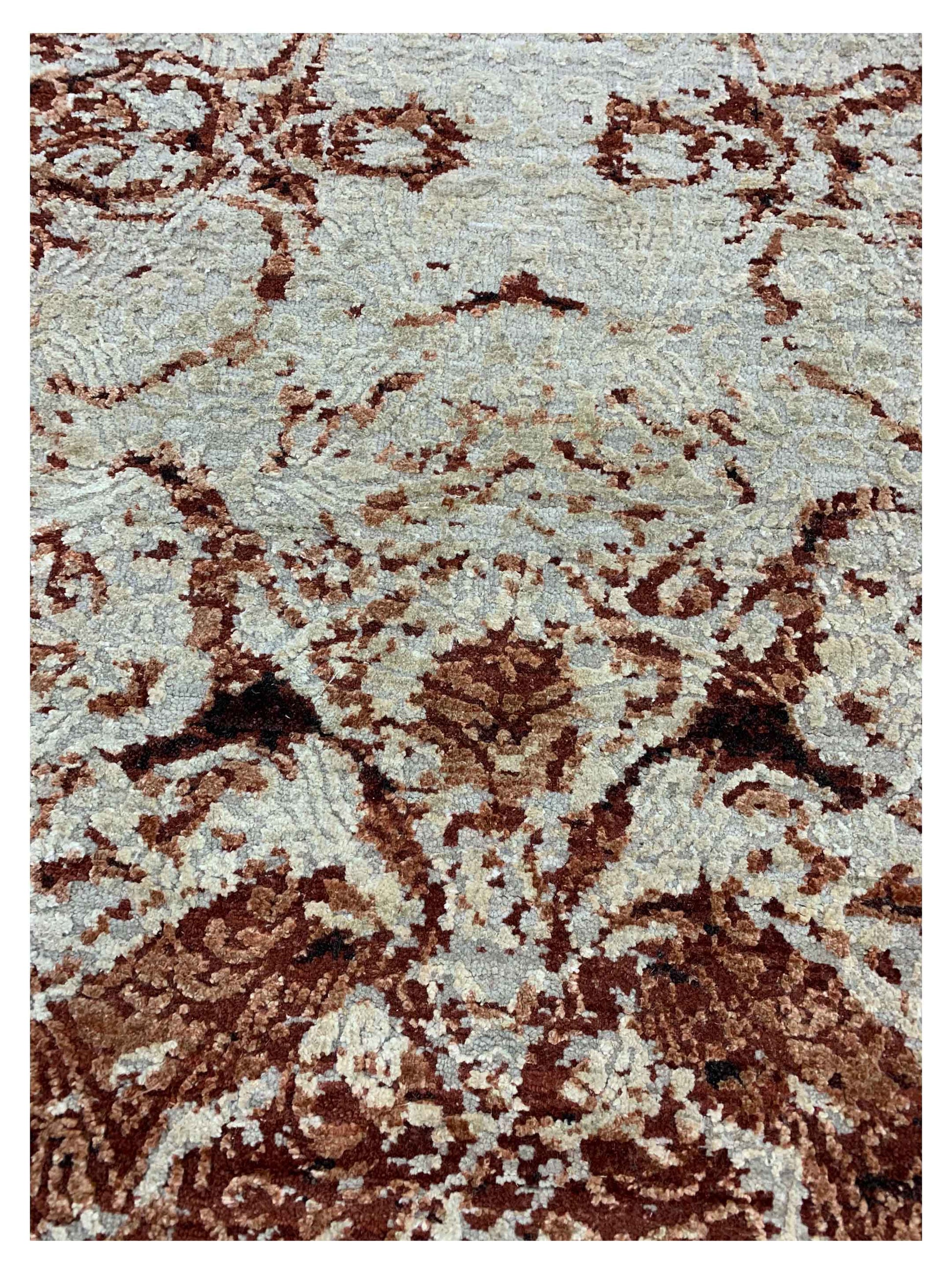 Artisan Reese Red Oxide Transitional Knotted Rug - Rugs - Artisan - Atlanta Designer Rugs