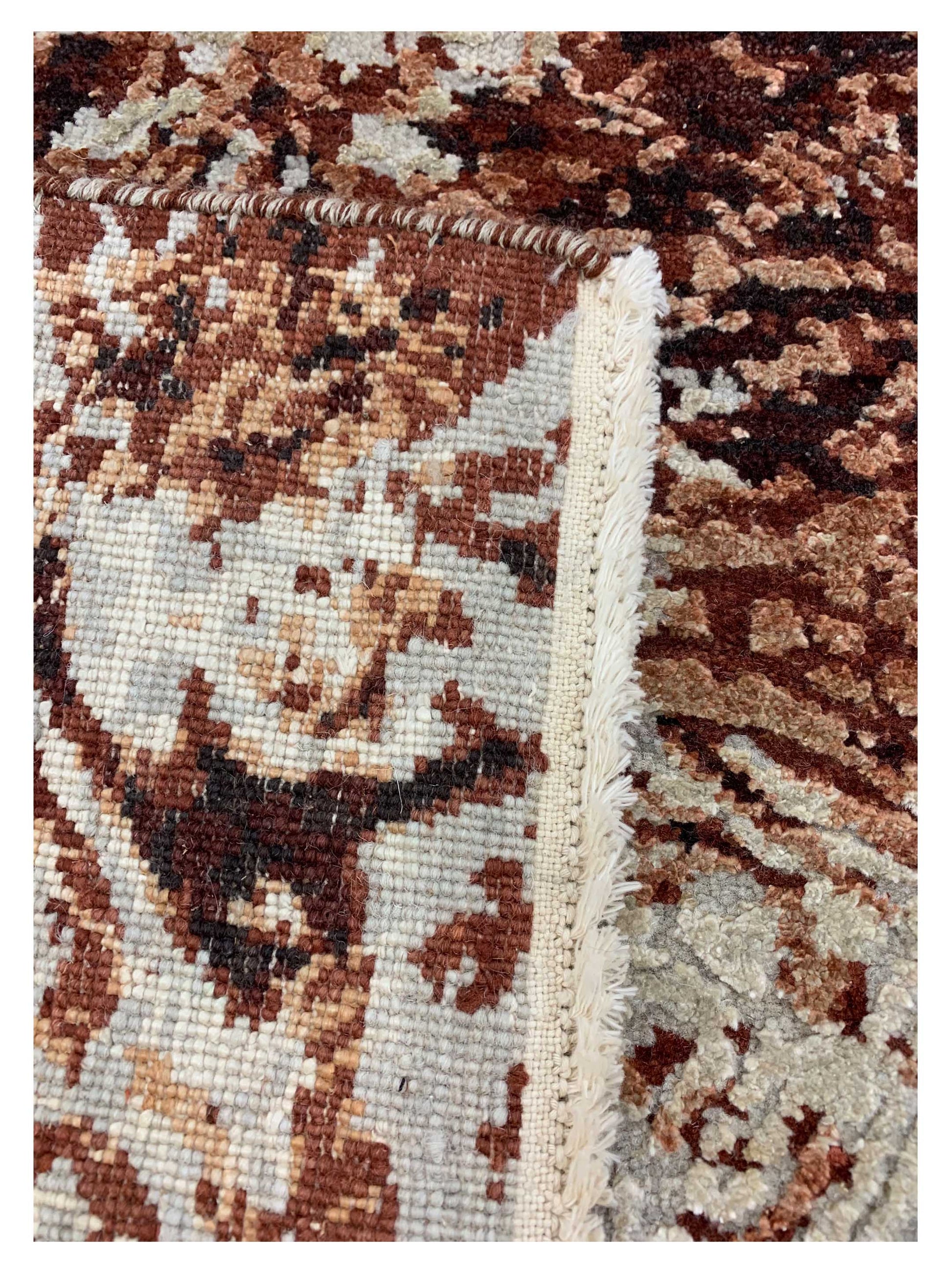 Artisan Reese Red Oxide Transitional Knotted Rug - Rugs - Artisan - Atlanta Designer Rugs