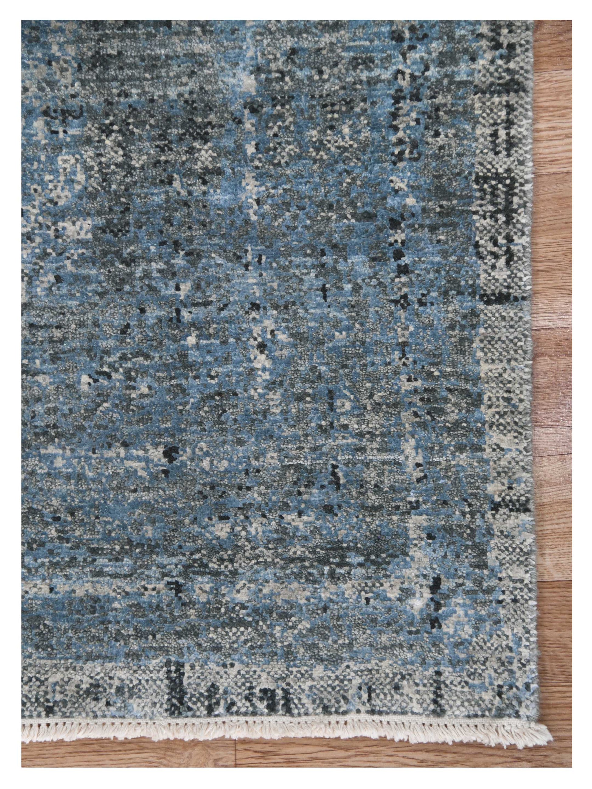 Limited DALBY DA - 704 STONE BLUE Transitional Knotted Rug - Rugs - Limited - Atlanta Designer Rugs