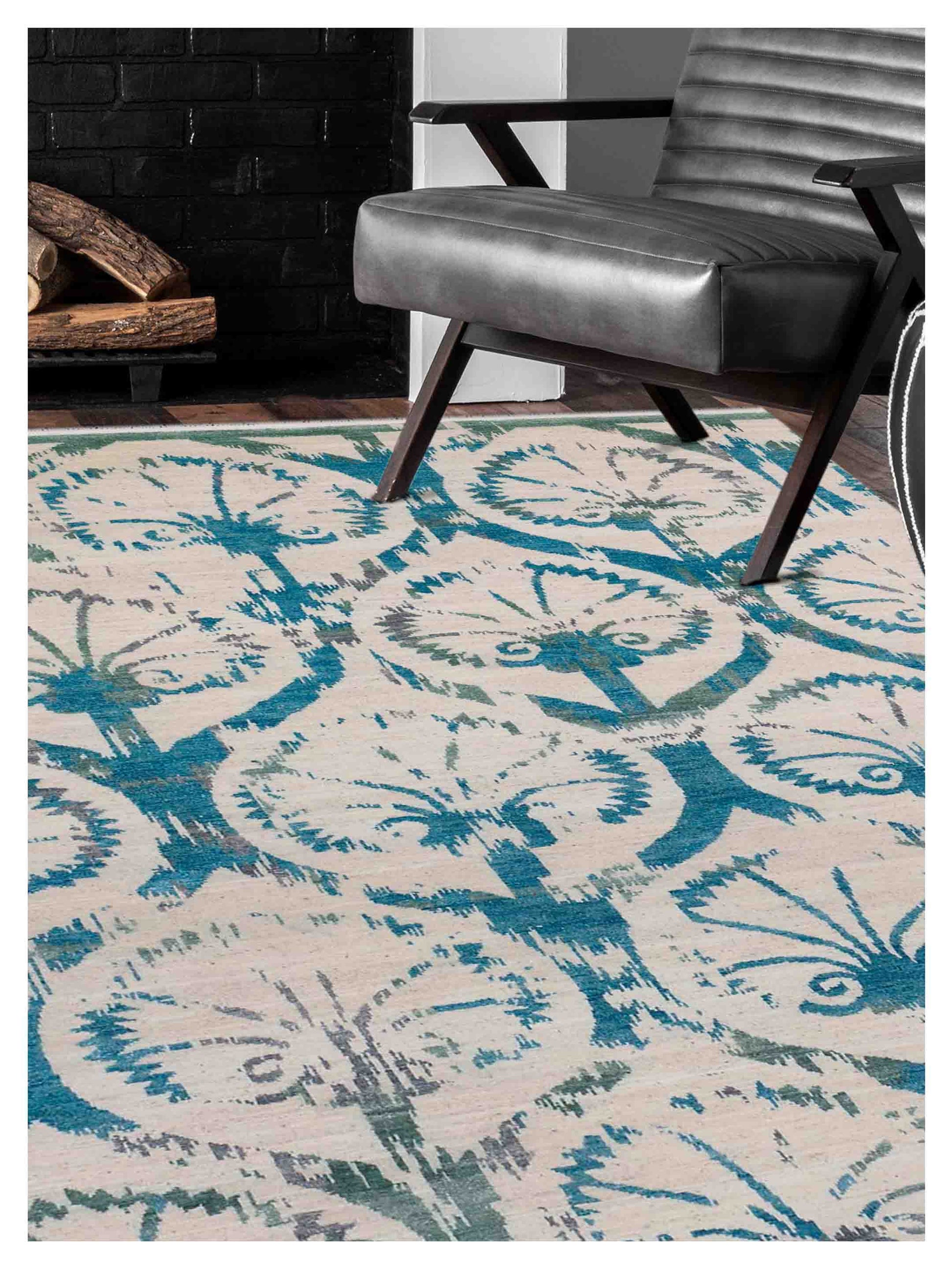 Limited DALBY DA - 703 IVORY Transitional Knotted Rug - Rugs - Limited - Atlanta Designer Rugs