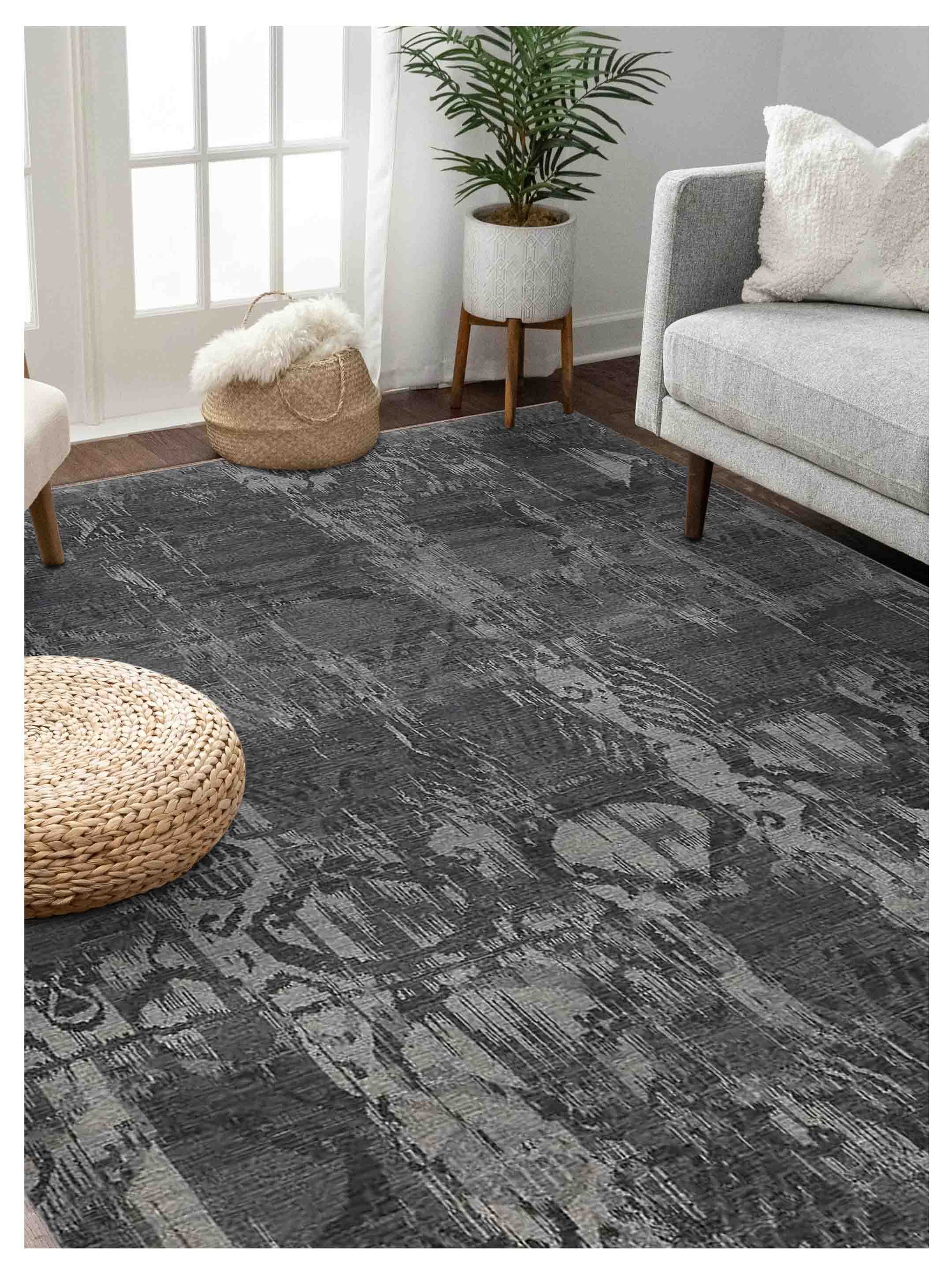 Limited DALBY DA - 709 Slate Transitional Knotted Rug - Rugs - Limited - Atlanta Designer Rugs