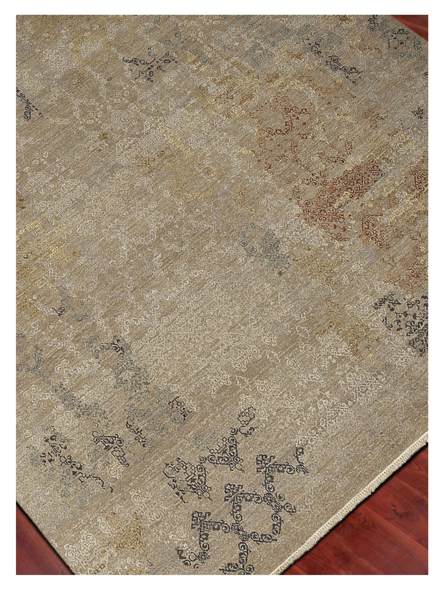 Limited DALBY DA - 706 SOFT CAMEL Transitional Knotted Rug - Rugs - Limited - Atlanta Designer Rugs